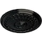 Ekena Millwork Brunswick Ceiling Medallion (Fits Canopies up to 4 1/2"), Hand-Painted Black Pearl, 27"OD x 2 1/2"P CM27BRBPS - alternate 3
